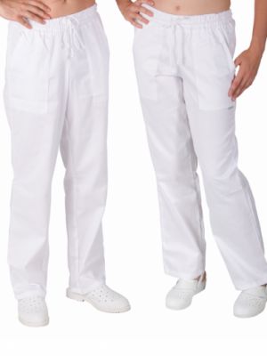1. Kalhoty Unisex bílé