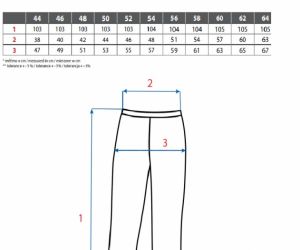 1. Kalhoty pánské číšnické 