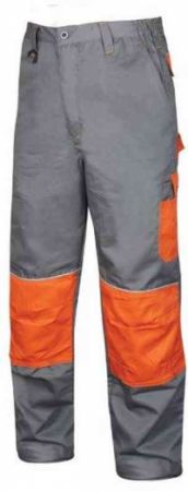 2. Kalhoty pasové 2STRONG šedo-oranžové