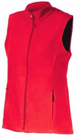 Fleece vesta LVF14 červená