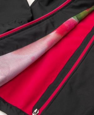 Softshellová bunda ARDON®FLORET černá s růžovými zipy
