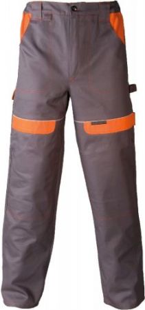 2. Kalhoty pasové COOL TREND šedo-oranžové