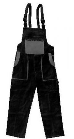 3. Kalhoty laclové LUX Emil černo-šedé